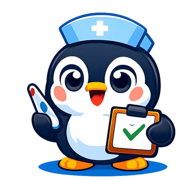 Getwellson penguin mascot